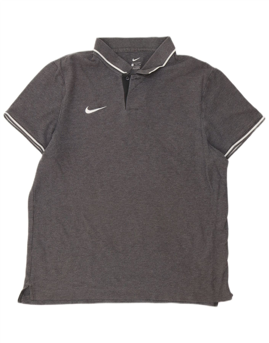 Męska koszulka polo NIKE XL, szara, bawełniana