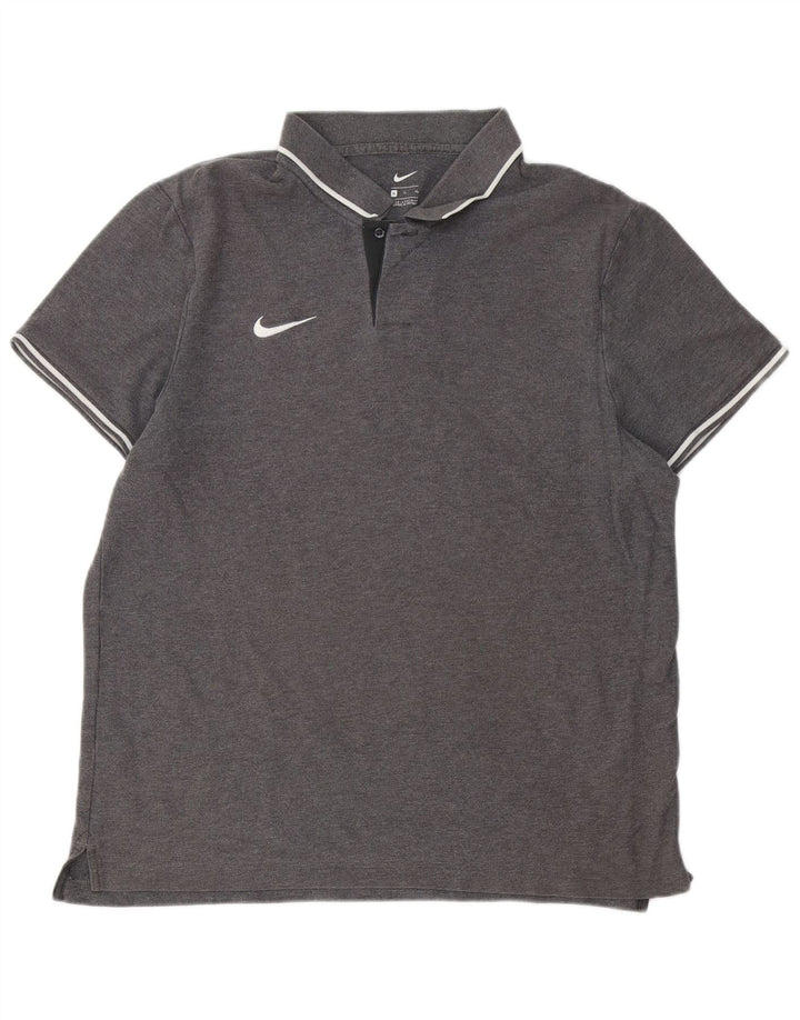 Męska koszulka polo NIKE XL, szara, bawełniana