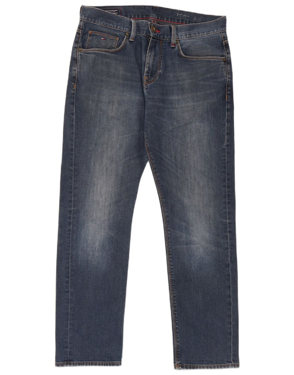 Męskie jeansy slim fit Tommy Hilfiger W31 L30 Niebieskie bawełniane