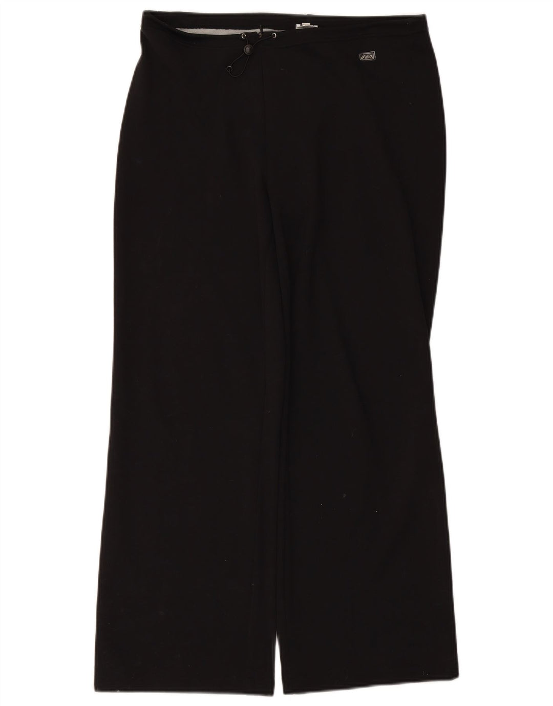 Damskie spodnie dresowe z szeroką nogawką OASIS, duże W32 L28, czarny poliamid