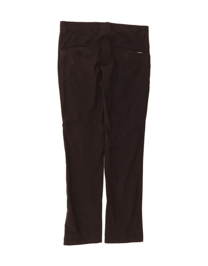 VOLCOM Womens Slim Chino Trousers W29 L29 Black Vintage Volcom and Second-Hand Volcom from Messina Hembry 
