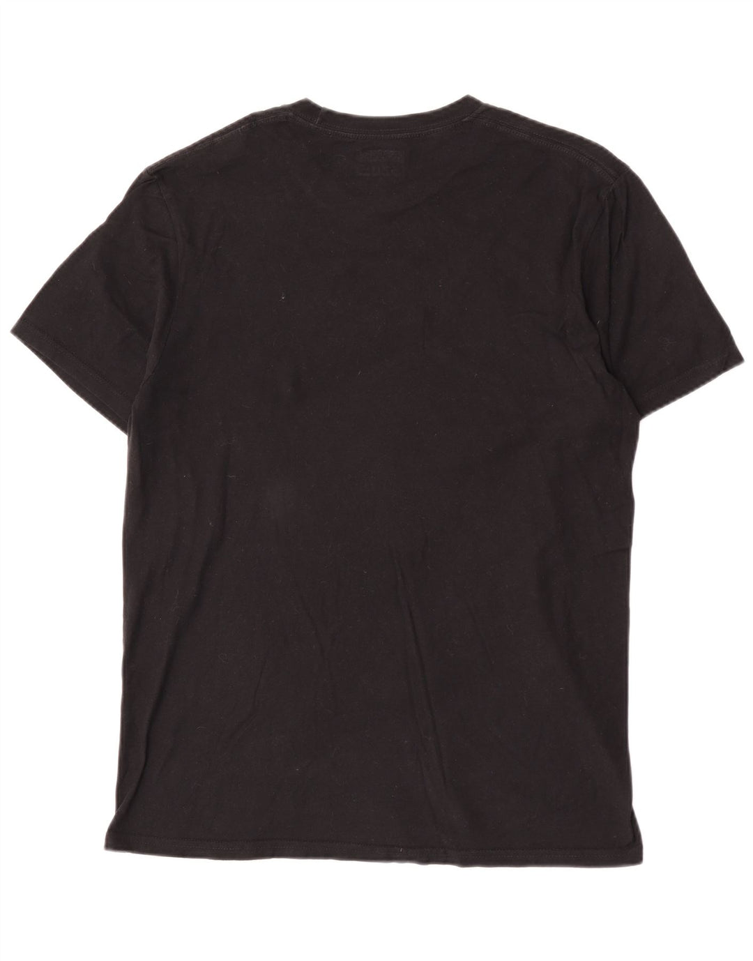 Converse Męski T-shirt Regular Graphic Top Średni Czarny Bawełniany Muzyka