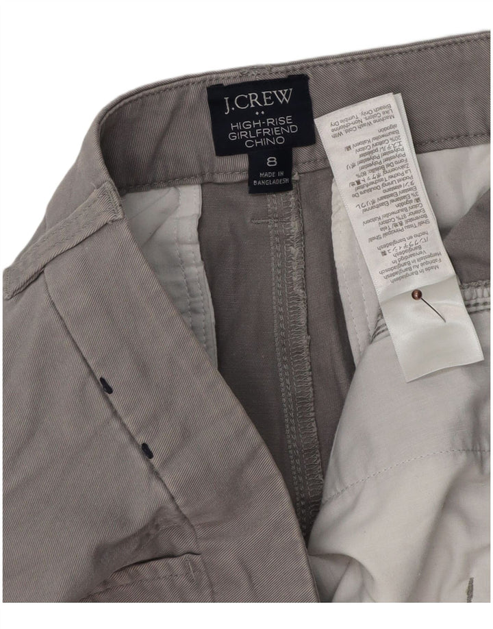 J. CREW Damskie spodnie Chino Girlfriend Slim US 8 Medium W32 L27 Szare
