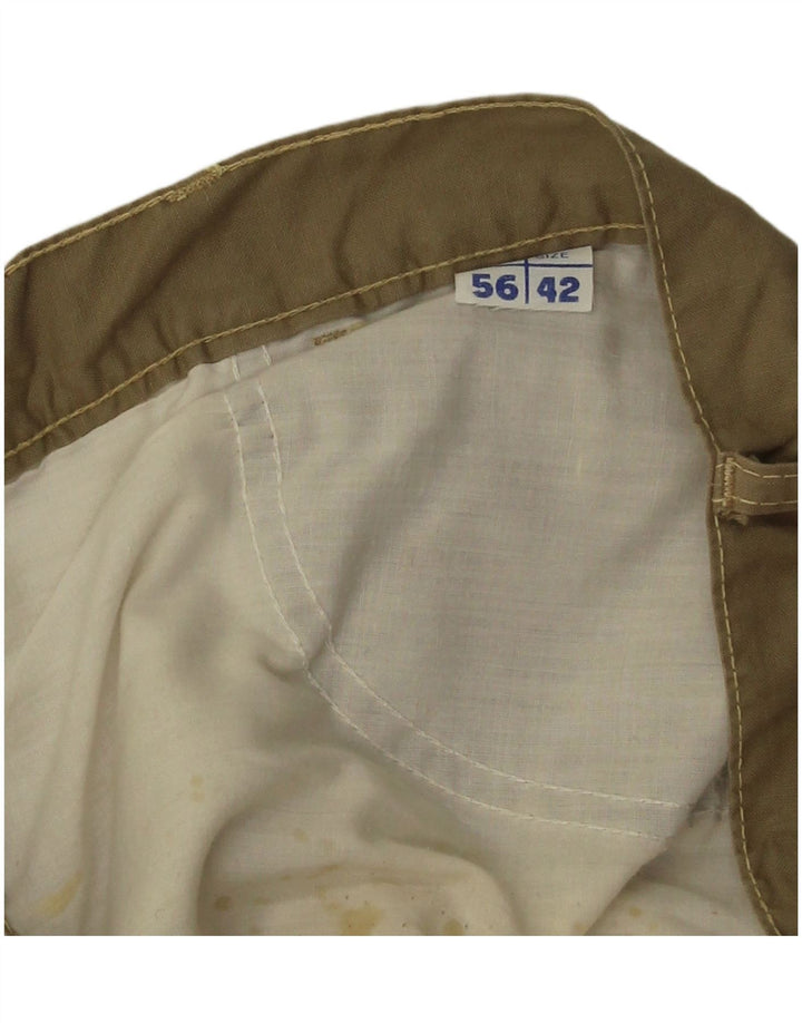 Męskie proste spodnie codzienne POP 84 W36 L31 Khaki