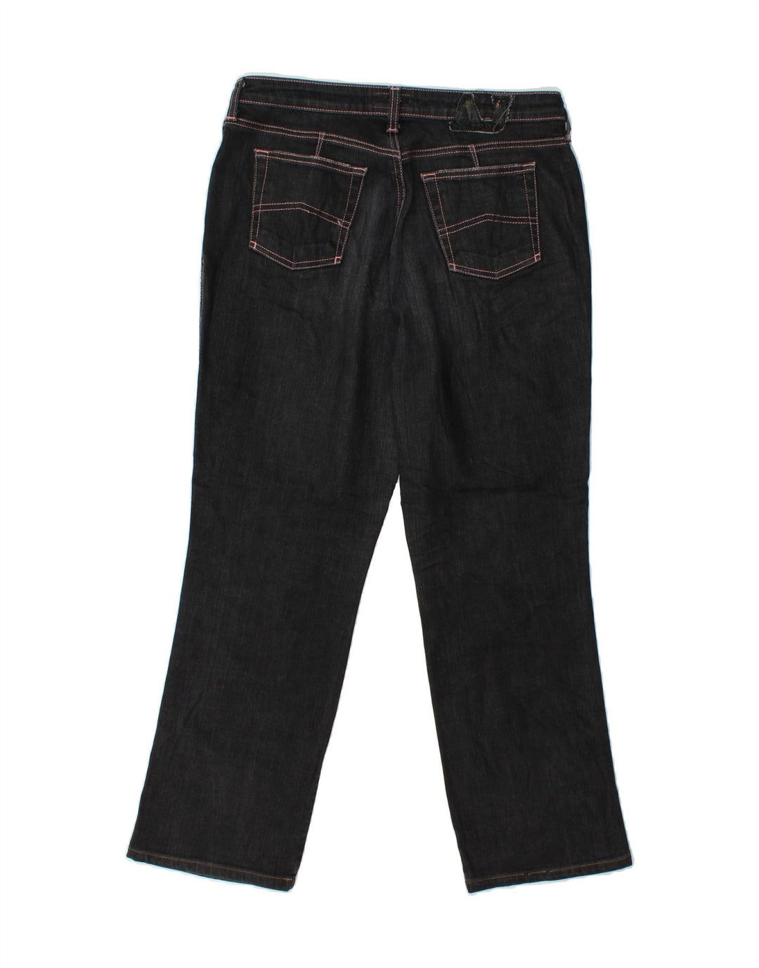 ARMANI Womens Straight Jeans W32 L27  Black Cotton Vintage Armani and Second-Hand Armani from Messina Hembry 