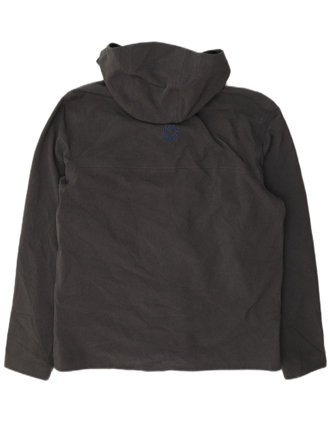 Męska kurtka przeciwdeszczowa z kapturem The North Face UK 40, duża, szara
