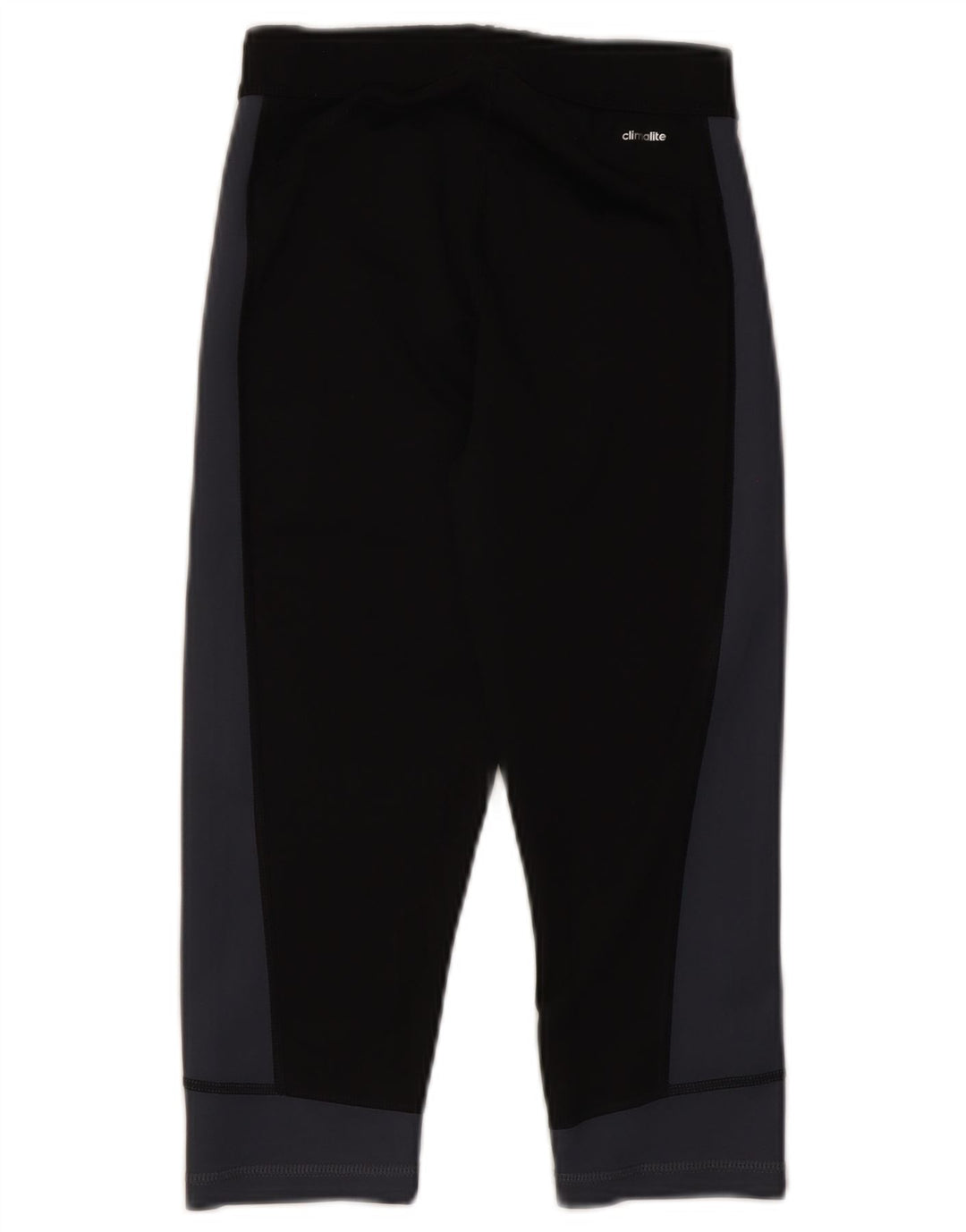 Damskie legginsy Adidas Capri UK 8/10 Mały czarny poliester z blokami kolorów