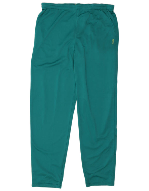 Męskie spodnie dresowe Diadora UK 44 XL Zielony poliester