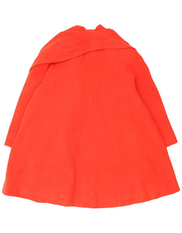 Vintage damski płaszcz oversize z rękawem 3/4 UK 10 Small Red Cashmere