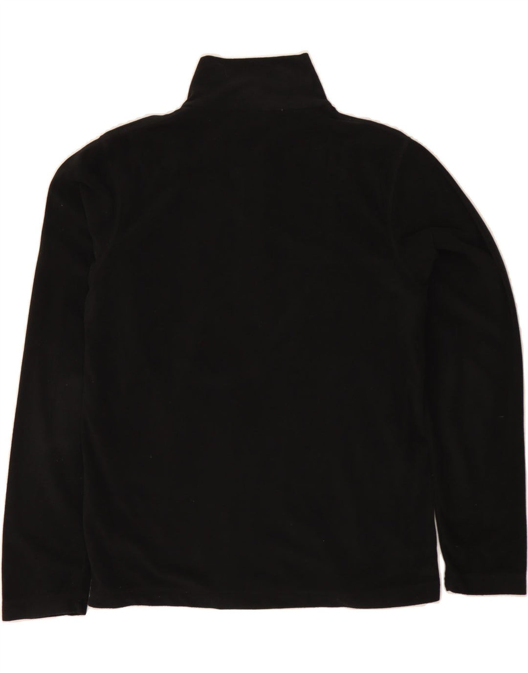 ELLESSE Mens Zip Neck Fleece Jumper Medium Black Polyester Vintage Ellesse and Second-Hand Ellesse from Messina Hembry 