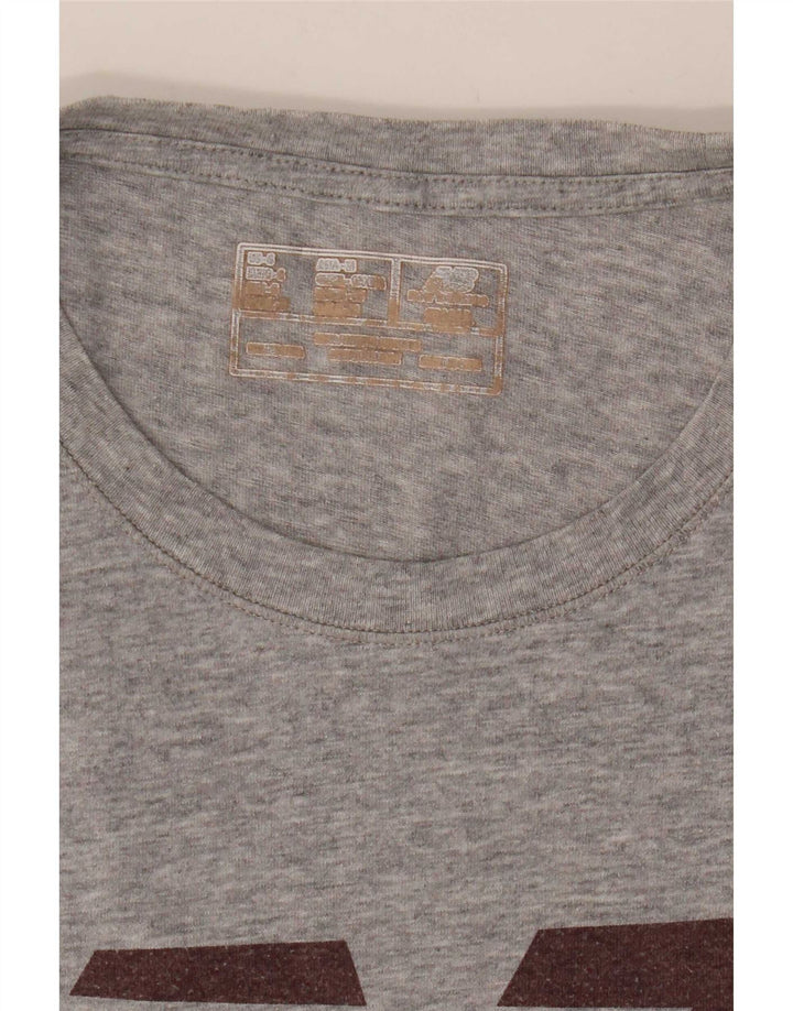 Męski T-shirt New Balance z grafiką, mały, szary