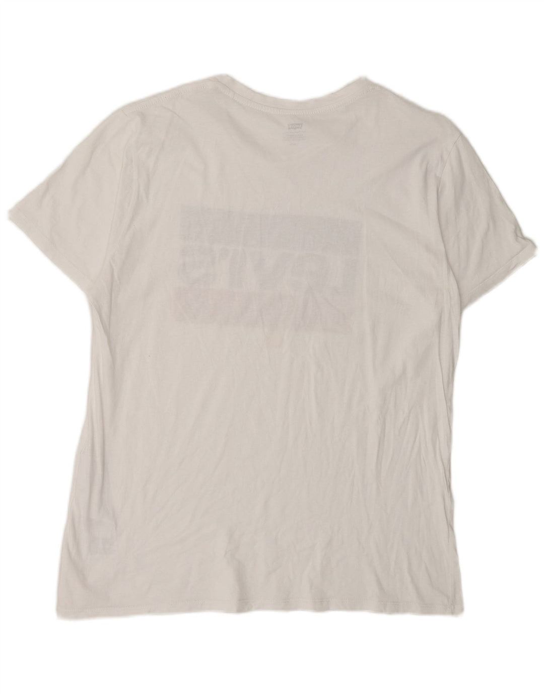 Męski T-shirt z grafiką Levi's, duży, biały, bawełniany