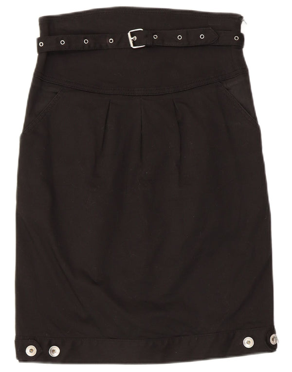 Spódnica damska Moschino UK 8 Small W28 Czarna bawełna