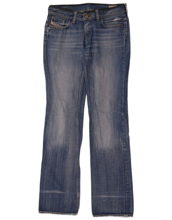 Damskie jeansy Diesel BEBEL Bootcut W30 L34 Niebieskie bawełniane