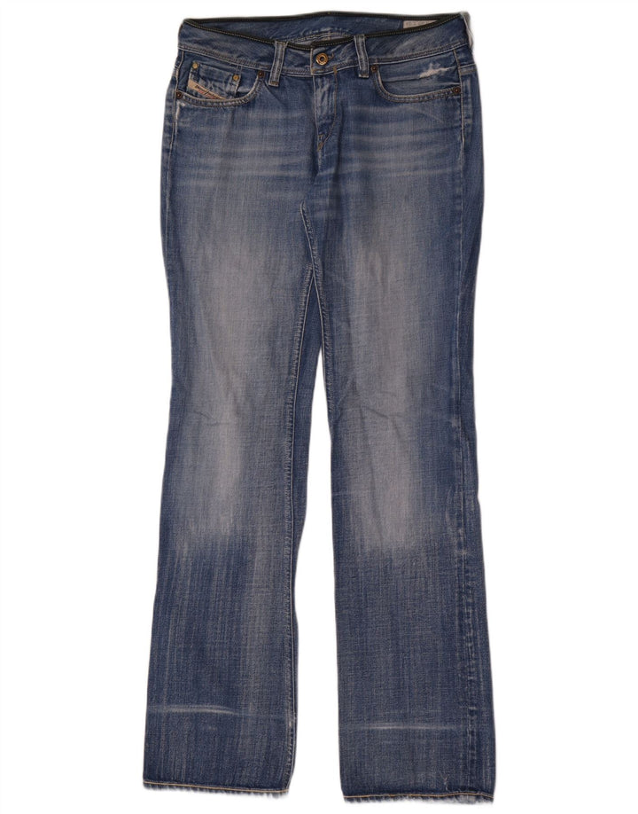 Damskie jeansy Diesel BEBEL Bootcut W30 L34 Niebieskie bawełniane
