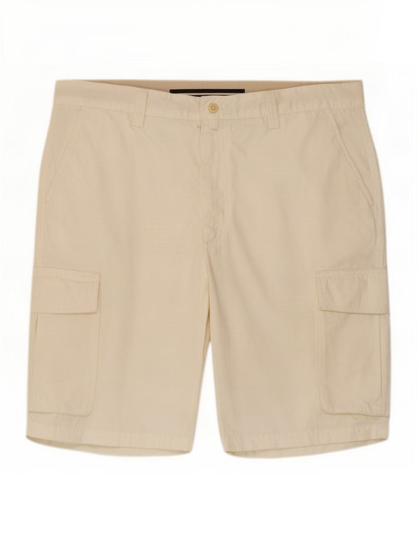 Męskie spodenki cargo Harmont & Blaine IT 54 2XL W34 Biała bawełna