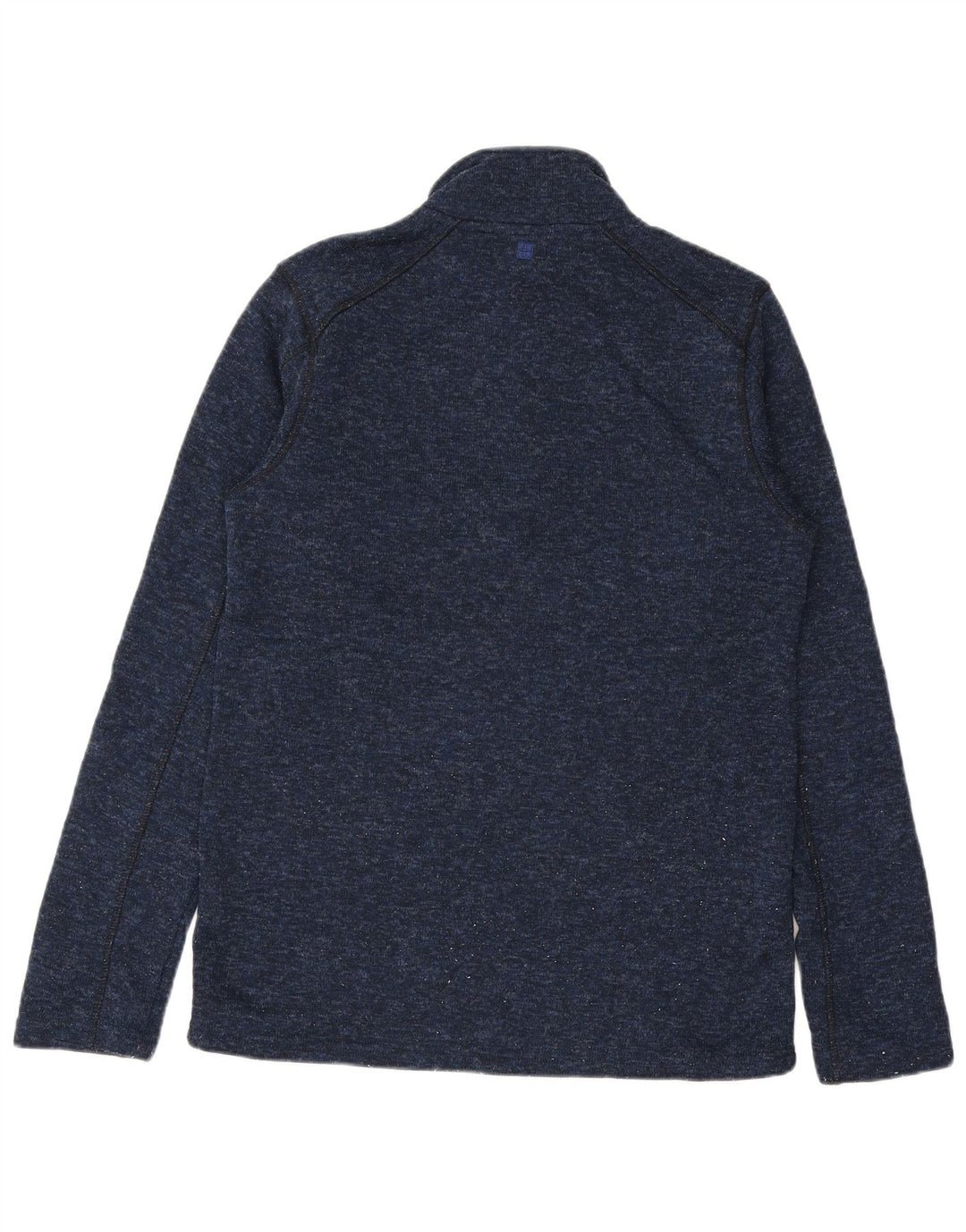 Męski sweter zapinany na zamek Mountain Warehouse, średni granatowy