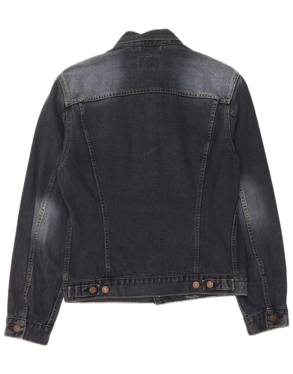 Męska kurtka dżinsowa Levi's Acid Wash UK 40, duża, granatowa, bawełniana
