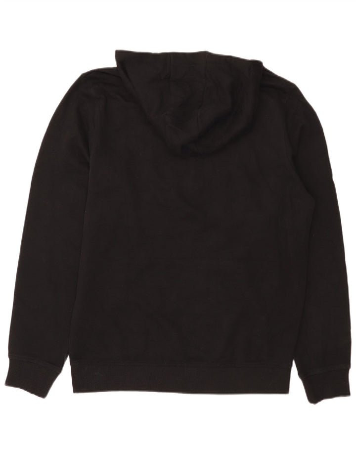 Męski sweter z kapturem Lyle & Scott, średni czarny, bawełniany