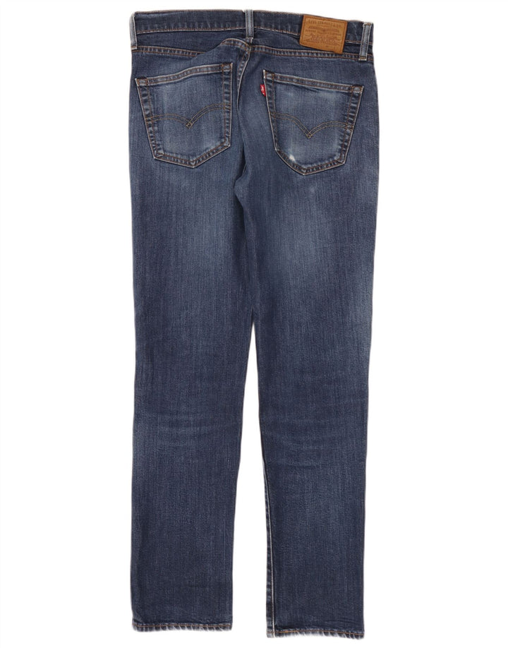 Męskie jeansy Levi's 511 Slim W32 L32 Granatowa bawełna