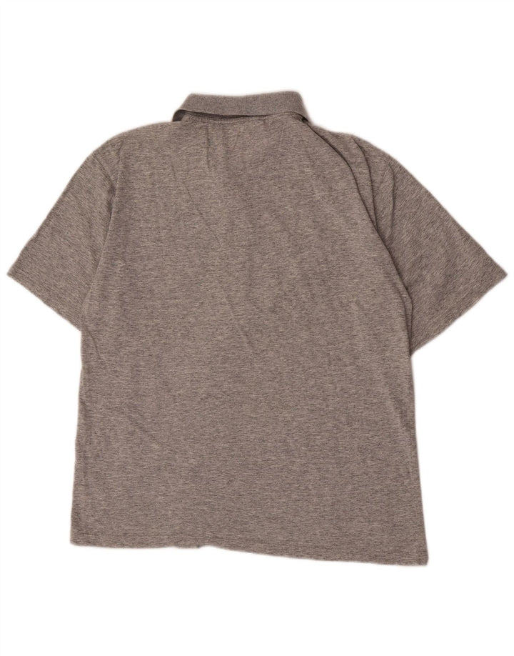 Męska koszulka polo Reebok, mała, szara, nakrapiana