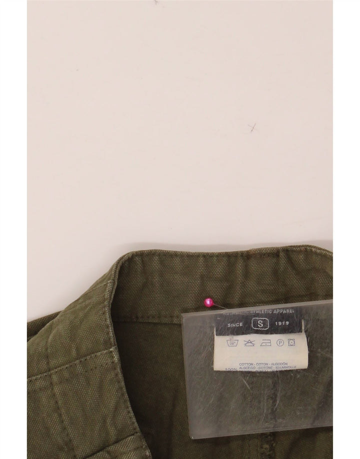 Męskie proste spodnie chino CHAMPION małe W32 L32 khaki bawełna