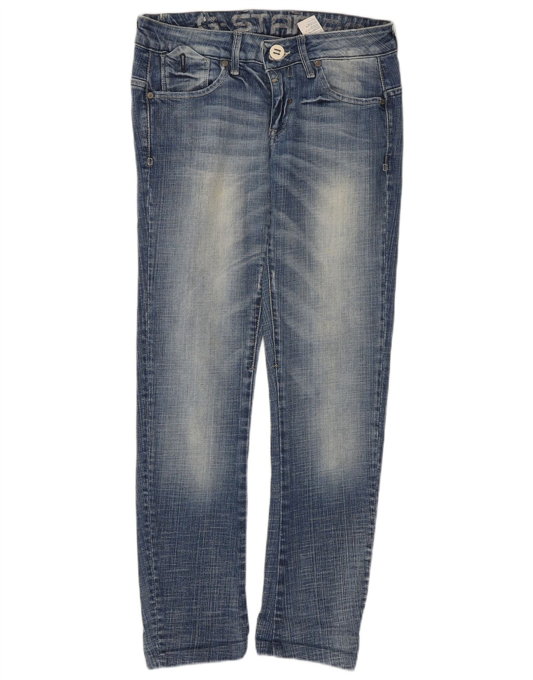 Damskie jeansy Acid Wash G-STAR W28 L26 Niebieska bawełna