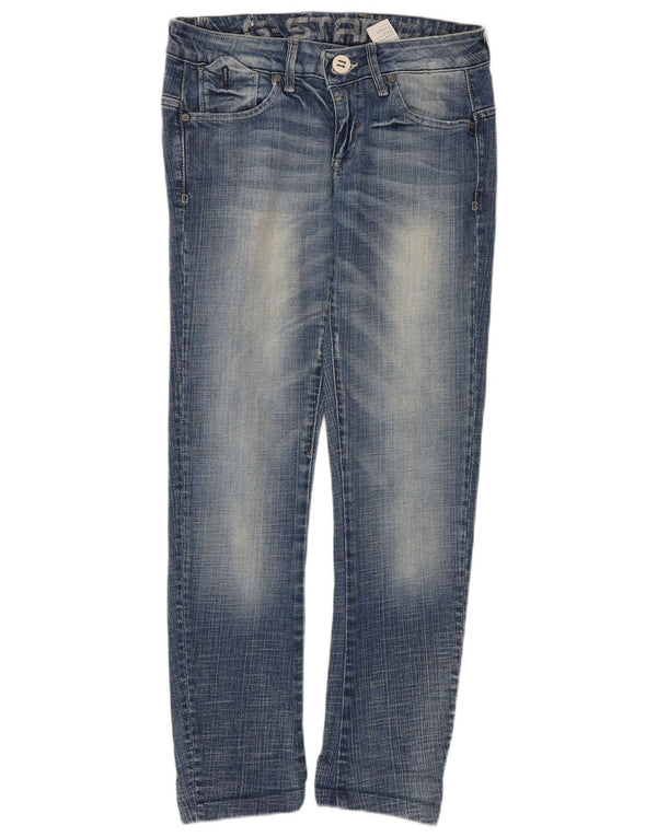 Damskie jeansy Acid Wash G-STAR W28 L26 Niebieska bawełna