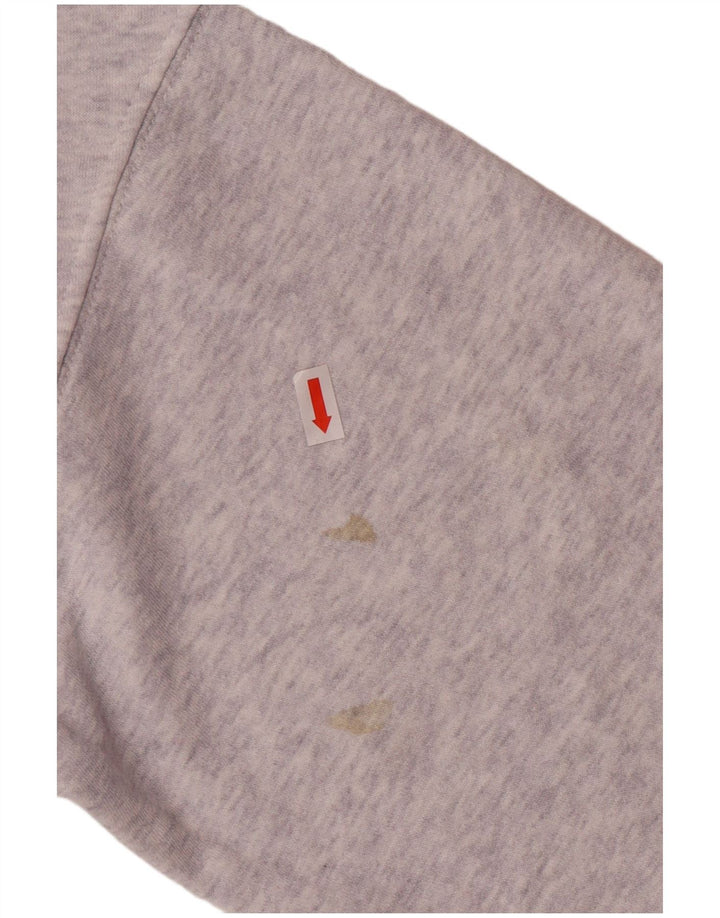 Damska bluza NIKE Crop Graphic Jumper UK 14 Średni szary nakrapiany