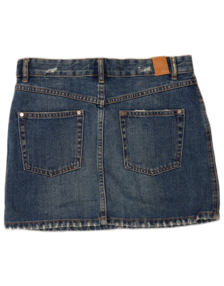 Spódnica mini jeansowa damska Zara mała W26 niebieska