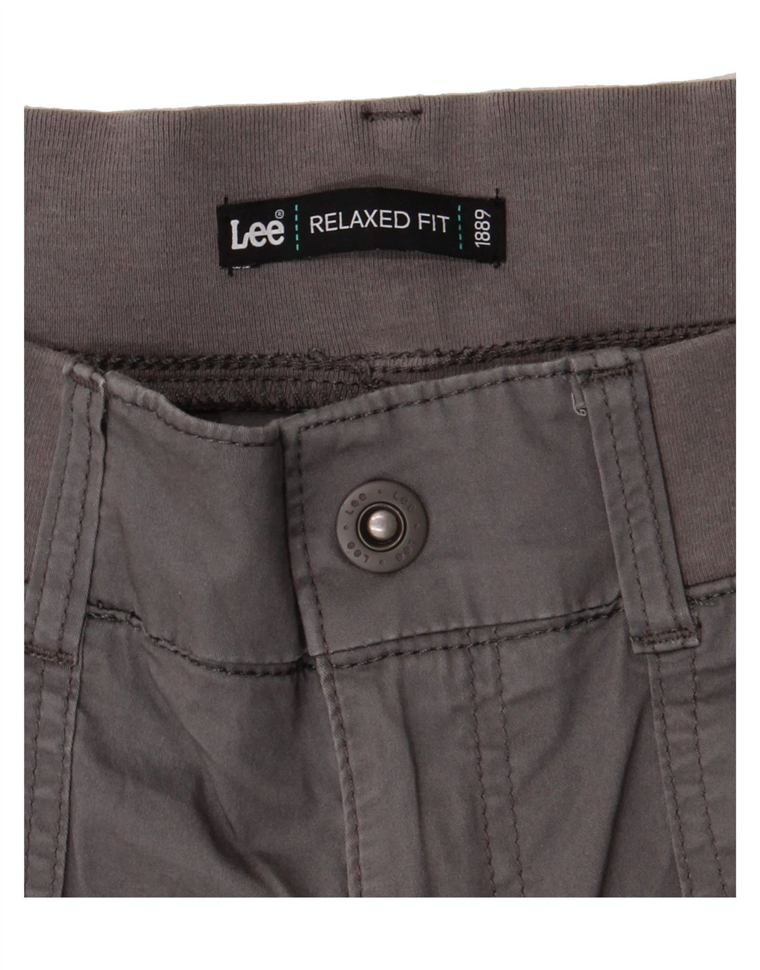 LEE Womens Relaxed Fit Capri Cargo Trousers  W34 L22 Grey Vintage Lee and Second-Hand Lee from Messina Hembry 