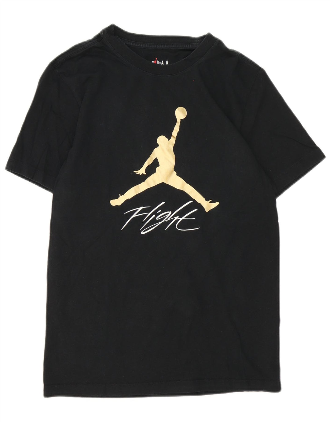 Męski T-shirt z grafiką Jordan, mały, czarny, bawełniany