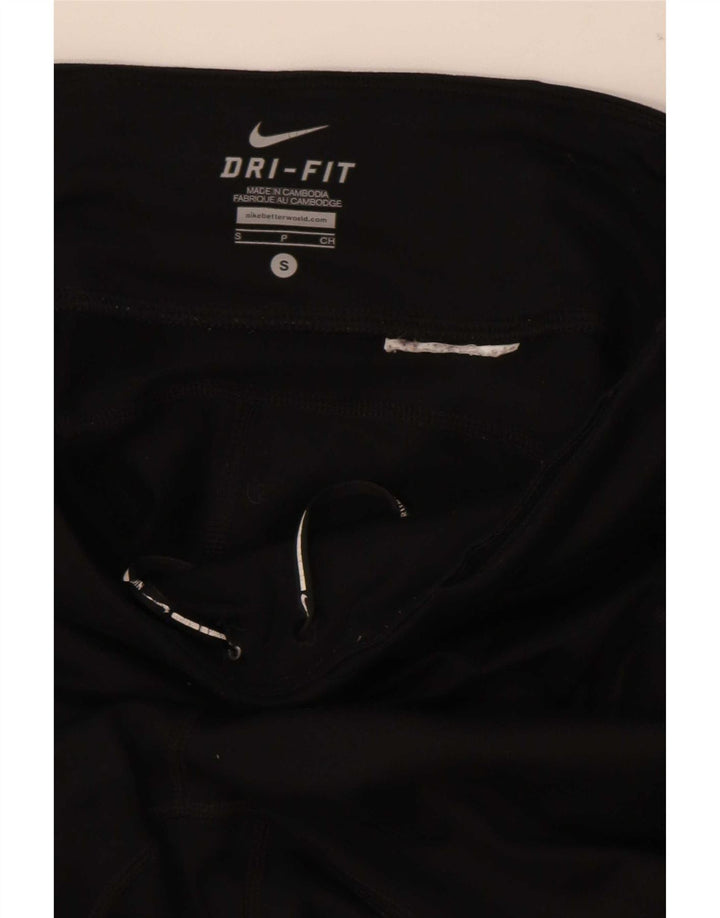 Damskie legginsy Nike Dri Fit UK 10, małe, czarne