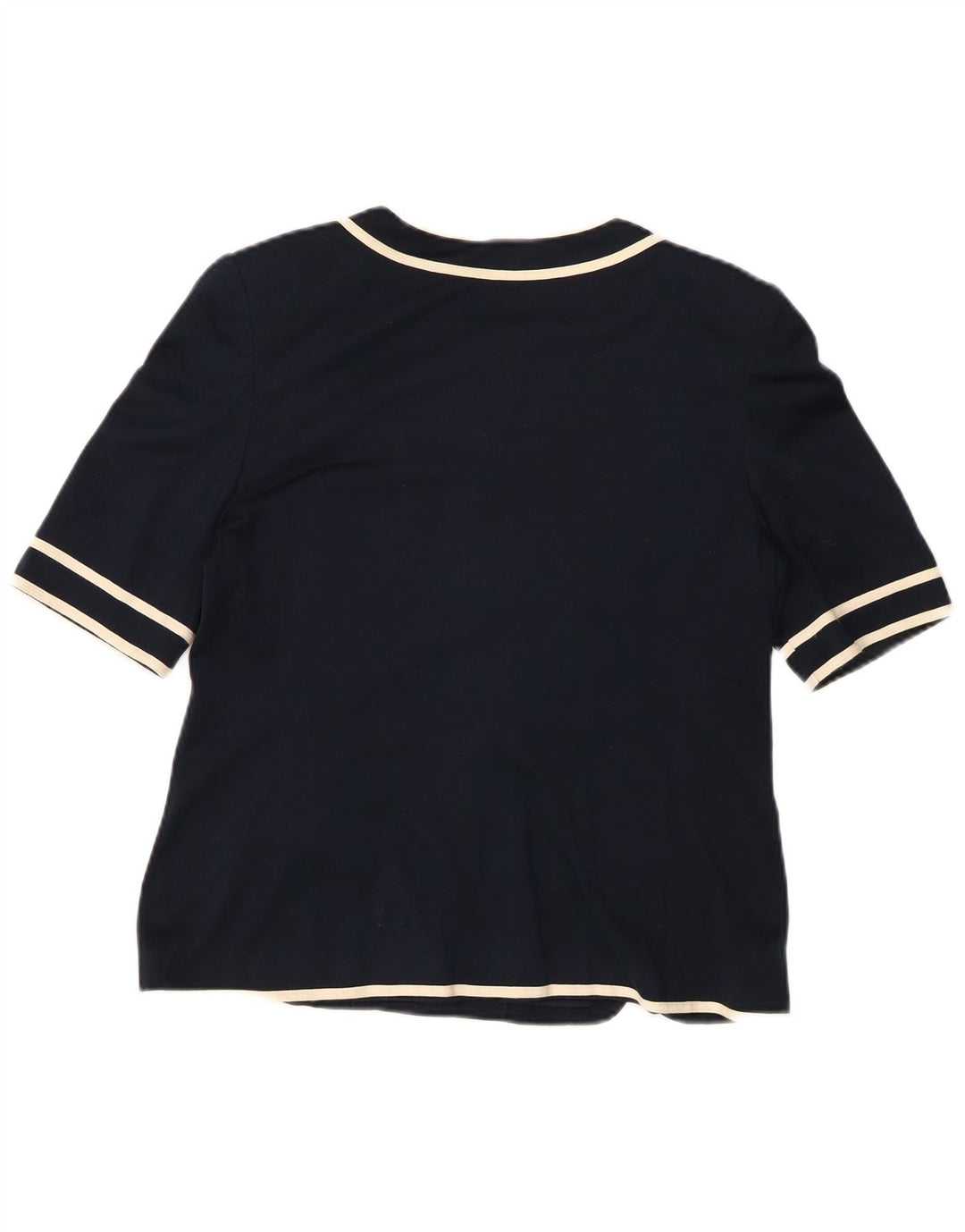 LUISA SPAGNOLI Damska marynarka z krótkim rękawem IT 44 Średni granat