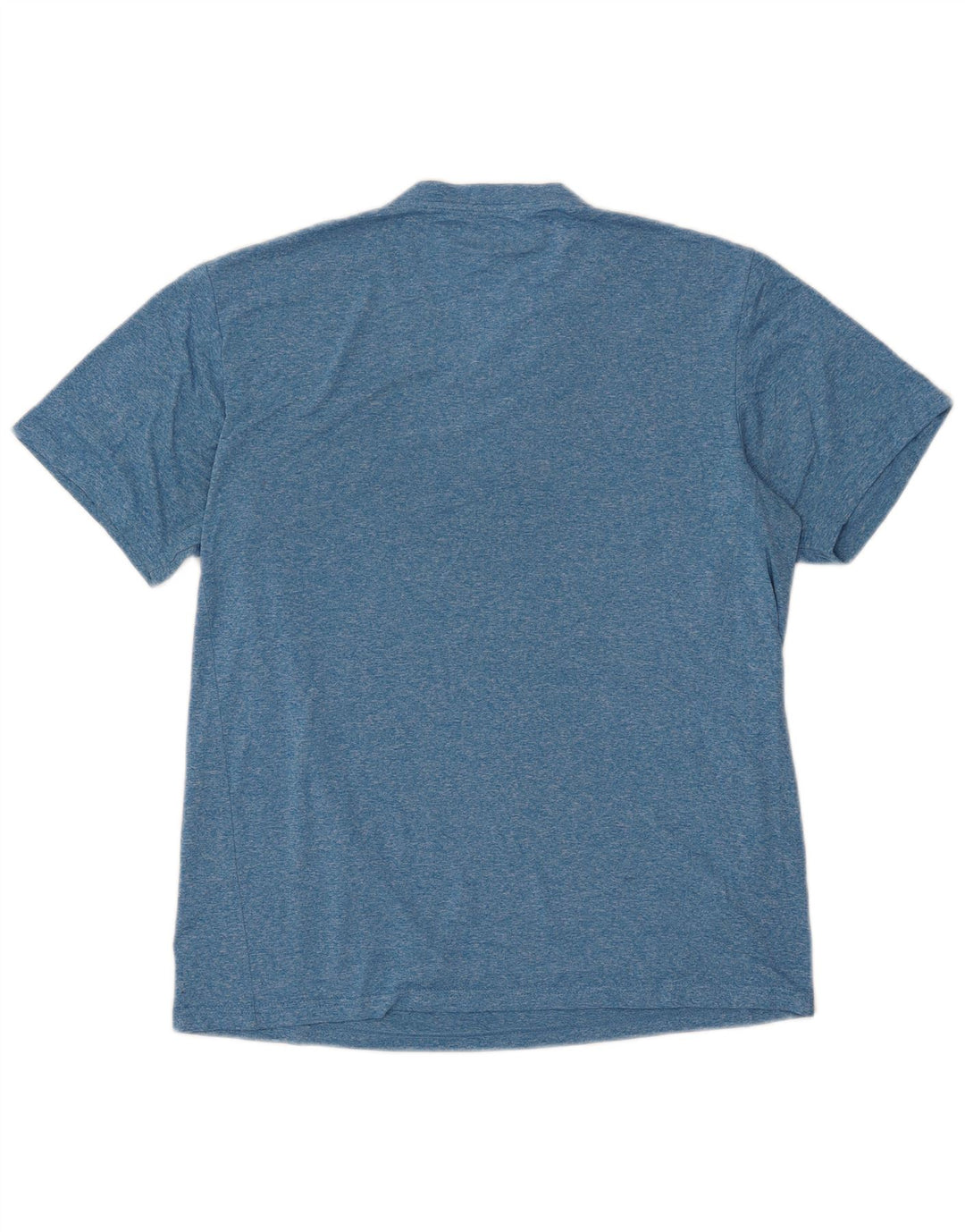 T-shirt męski EDDIE BAUER. Top z poliestru w kolorze średniego niebieskiego