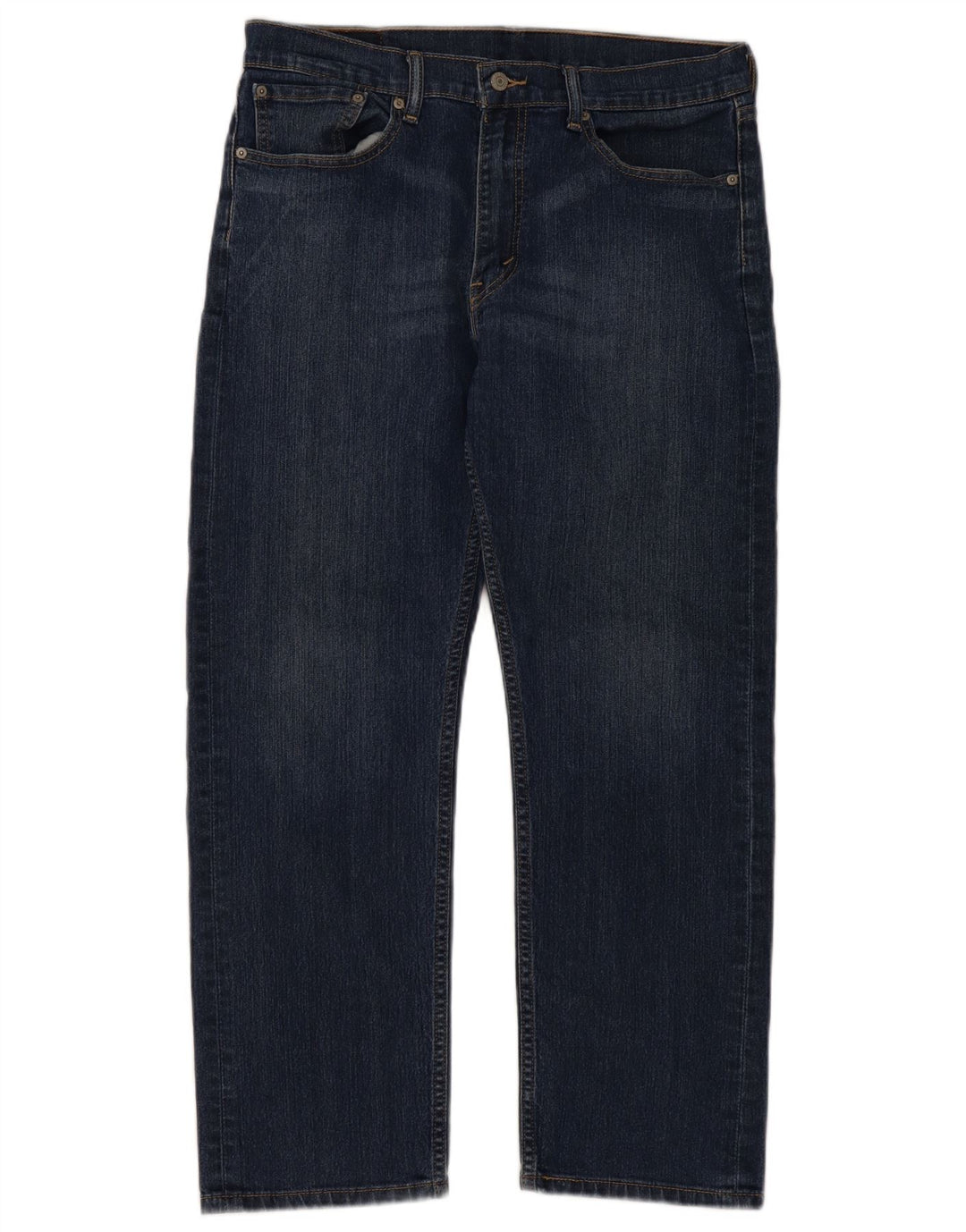 Męskie jeansy Levi's 505 Straight W34 L30 Niebieskie bawełniane