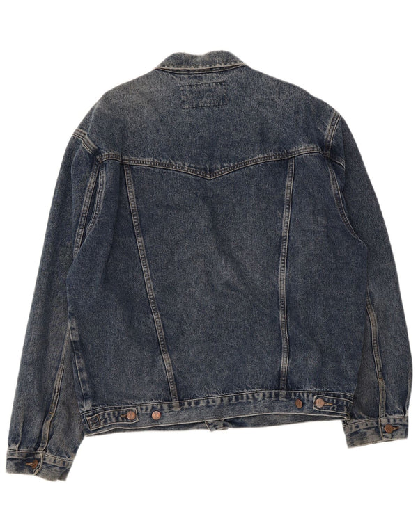 Męska kurtka dżinsowa Wrangler UK 42 XL, niebieska, bawełniana