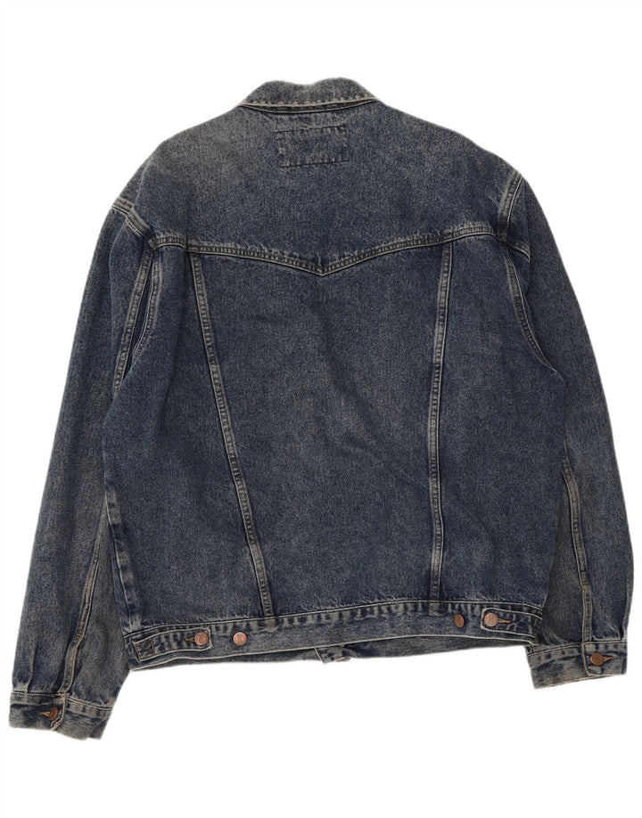Męska kurtka dżinsowa Wrangler UK 42 XL, niebieska, bawełniana