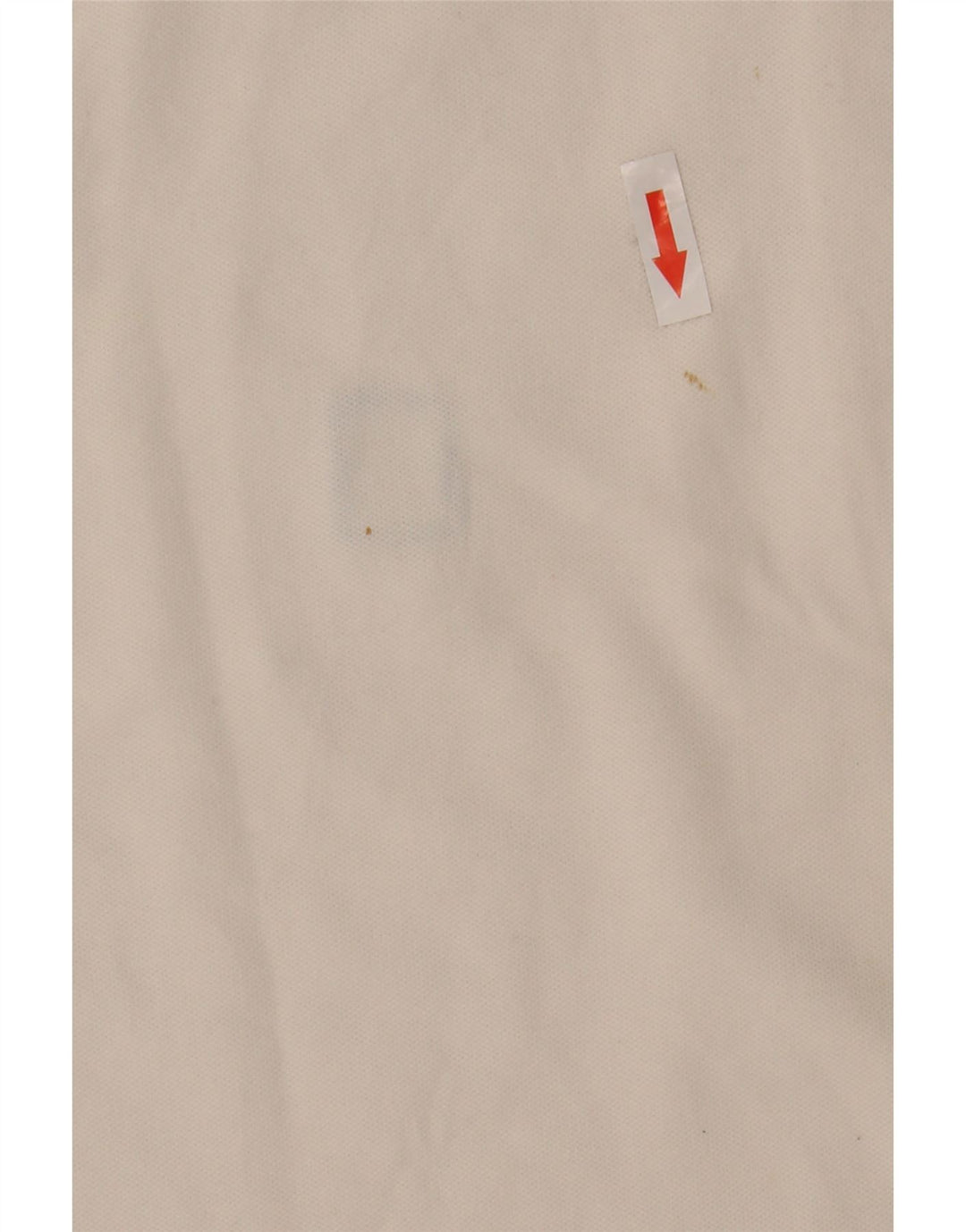 Męska koszulka polo Refrigiwear, mała, biała, bawełniana w bloki kolorów