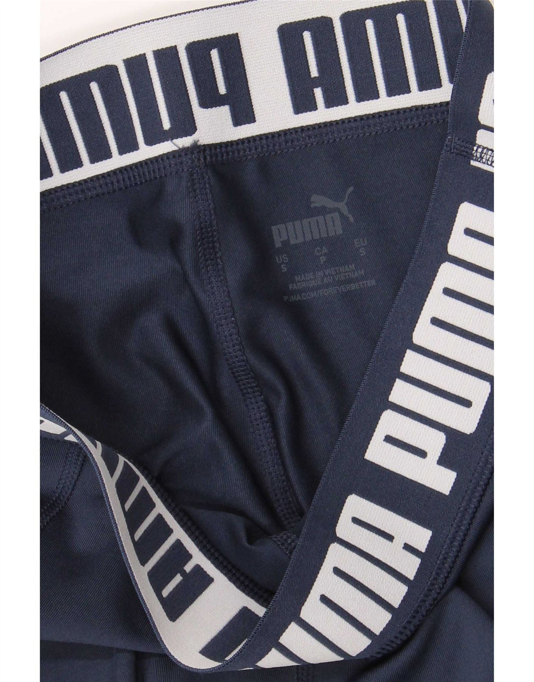 Damskie legginsy Puma Graphic UK 10, małe, granatowe