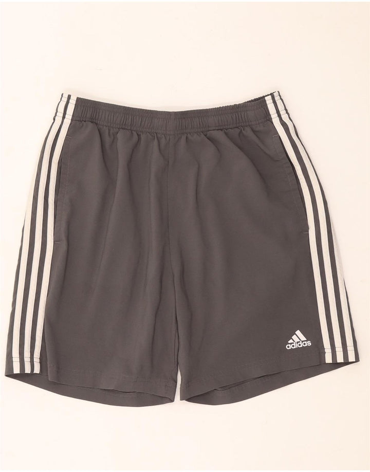 Męskie spodenki sportowe Adidas, duże, szare, z poliestru