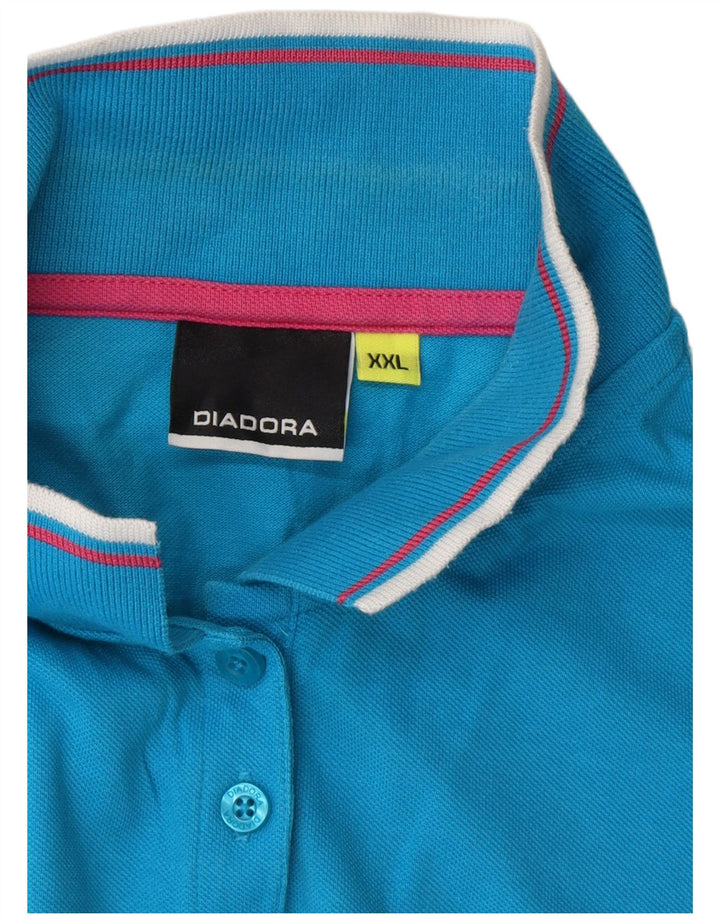 Damska koszulka polo DIADORA UK 20 2XL niebieska