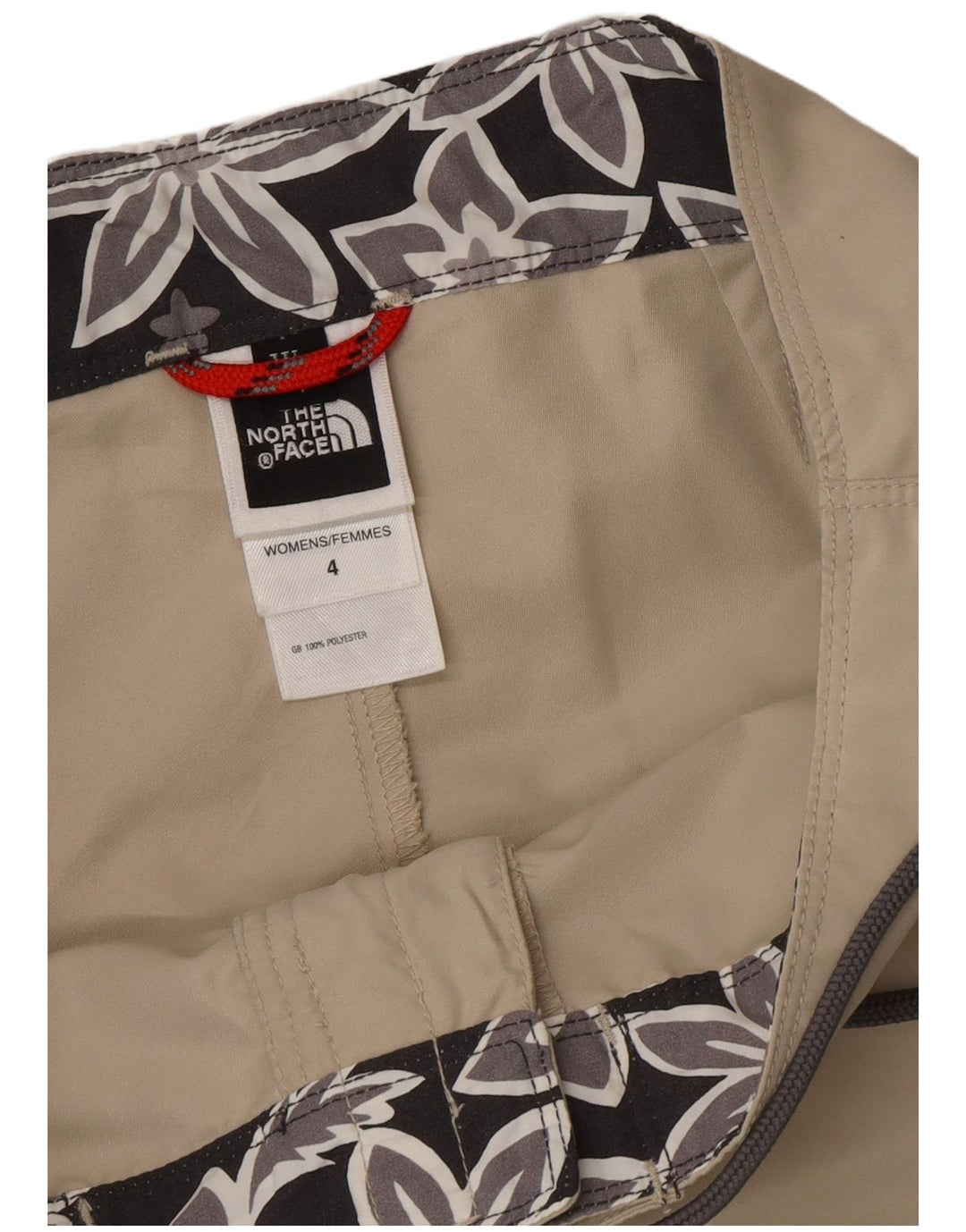 THE NORTH FACE Womens Straight Capri Trousers US 4 Small W30 L22 Beige