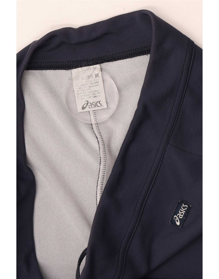 Damskie spodnie dresowe Asics Capri, małe, granatowe, poliamidowe