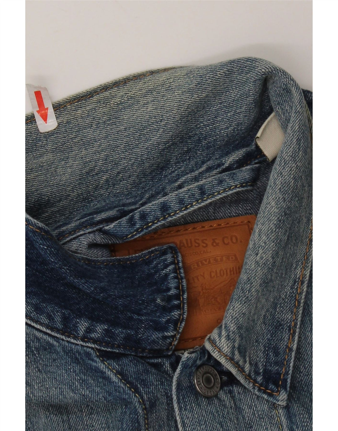 Męska kurtka dżinsowa Levi's UK 40, duża, niebieska, bawełniana