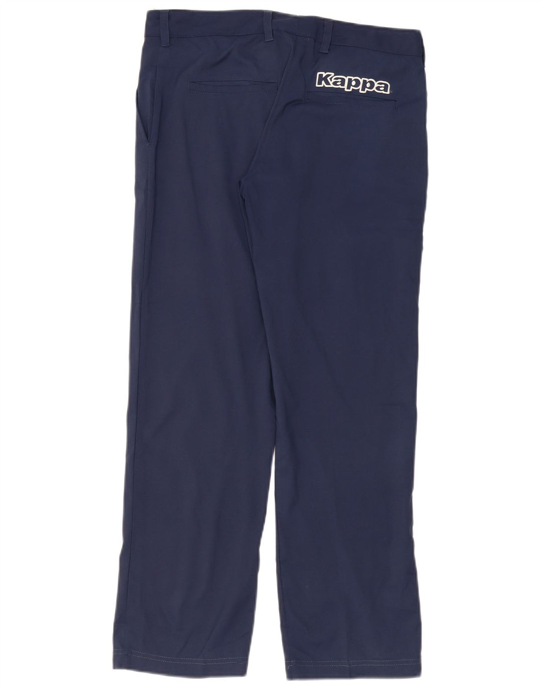 Damskie spodnie Chino Kappa Graphic Straight W34 L29 Granatowy poliester