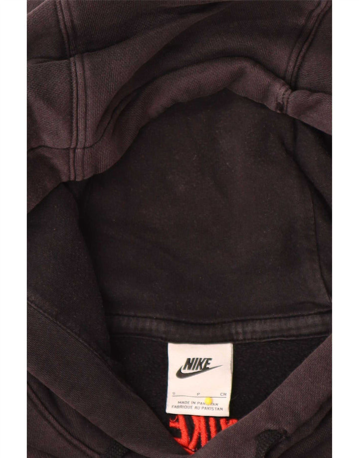 Męska bluza z kapturem Nike, średnia czarna, bawełniana