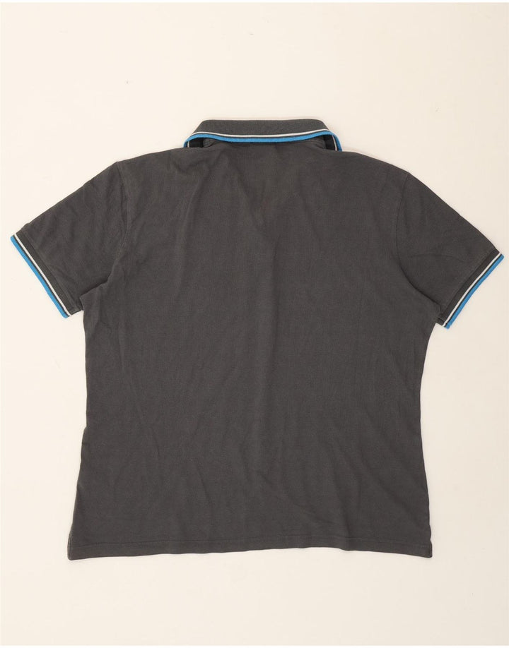 Męska koszulka polo Diadora XL, szara bawełna