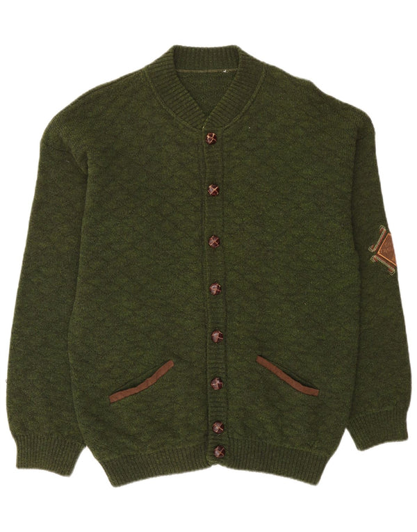 Vintage męski sweter kardigan 2XL khaki