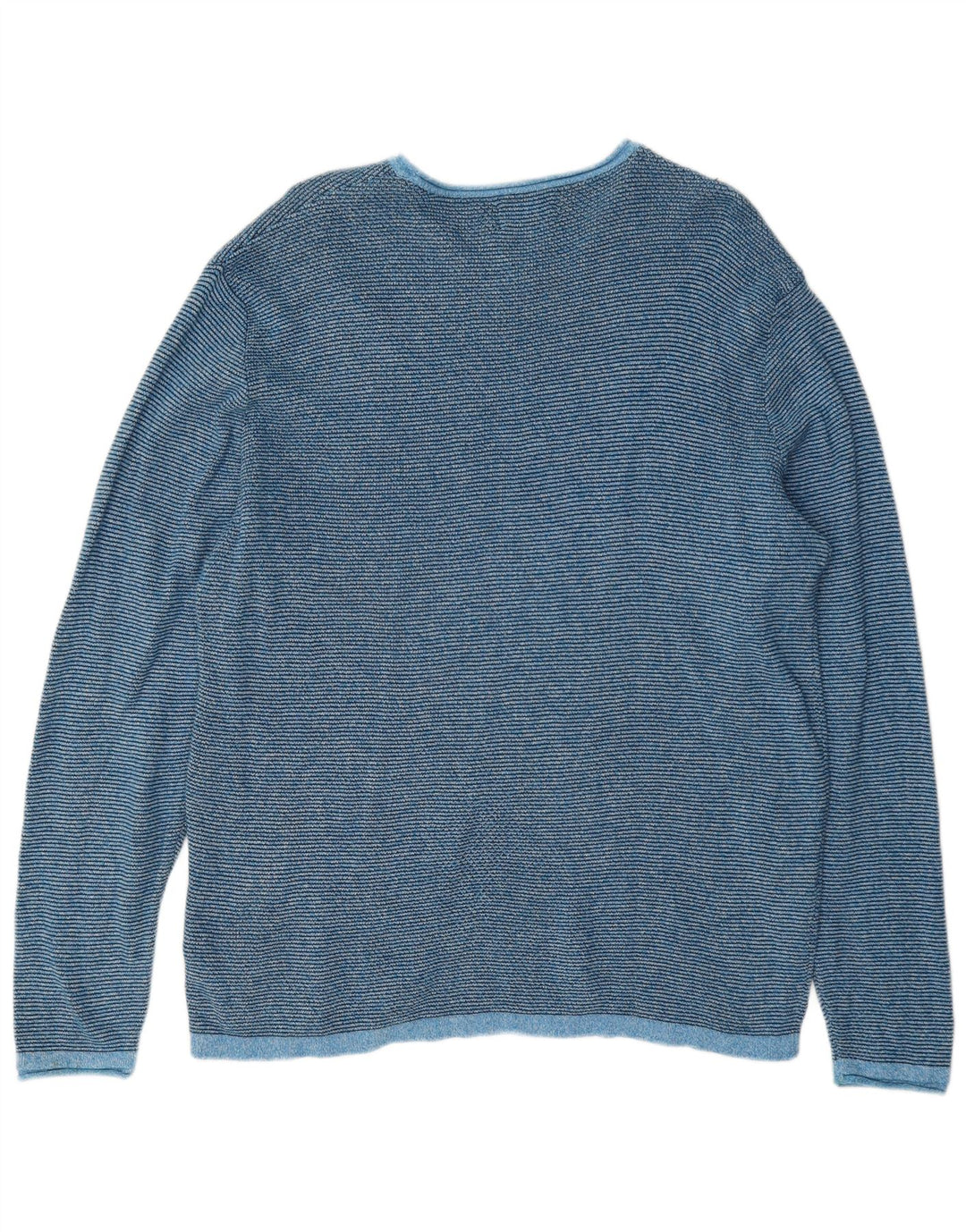 Męski sweter Jack & Jones z okrągłym dekoltem XL, niebieski, bawełniany